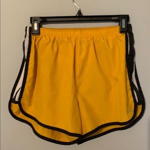 Yellow/Gold Nike Athletic Shorts